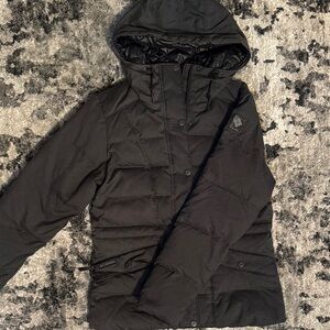 Columbia Puffer Coat - Black/Grey